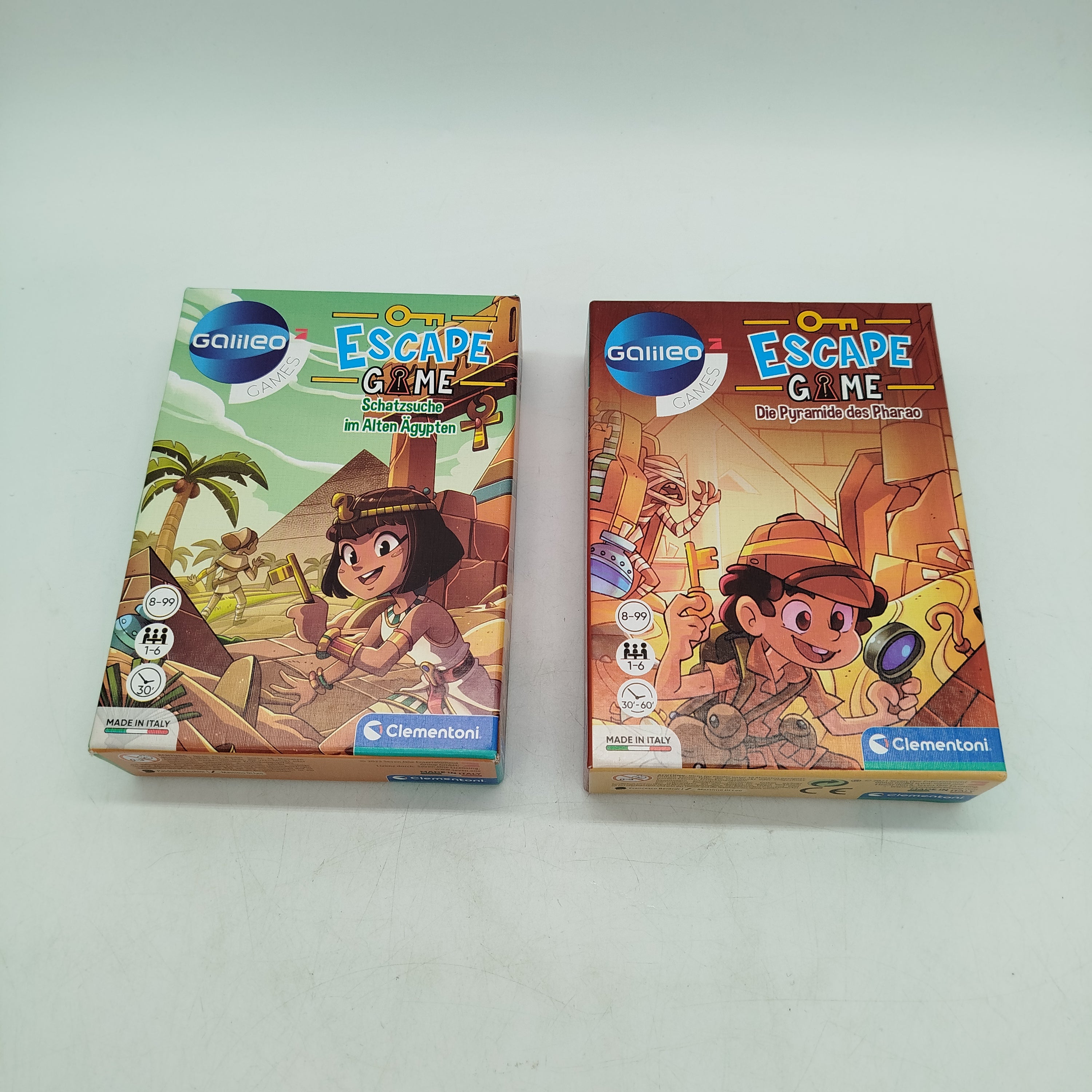 Clementoni Bundle Galileo Escape Ägypten 2x Spiel, ab 6 7 8 Jahre | ✅ geprüft